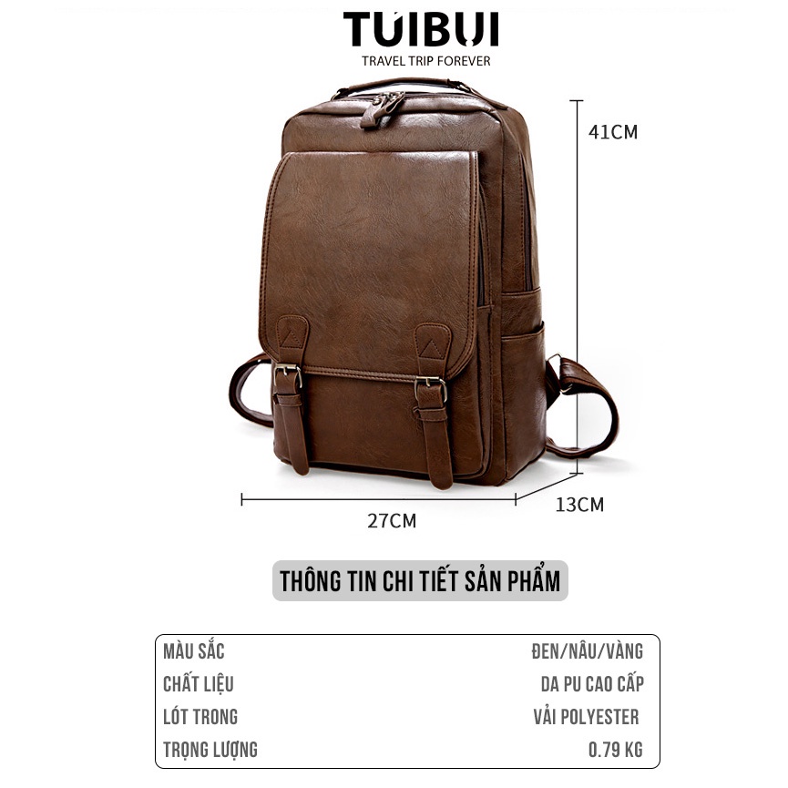 Balo da nam nữ unisex thời trang đi học, du lịch  có ngăn để máy tính, laptop 15.6 inch