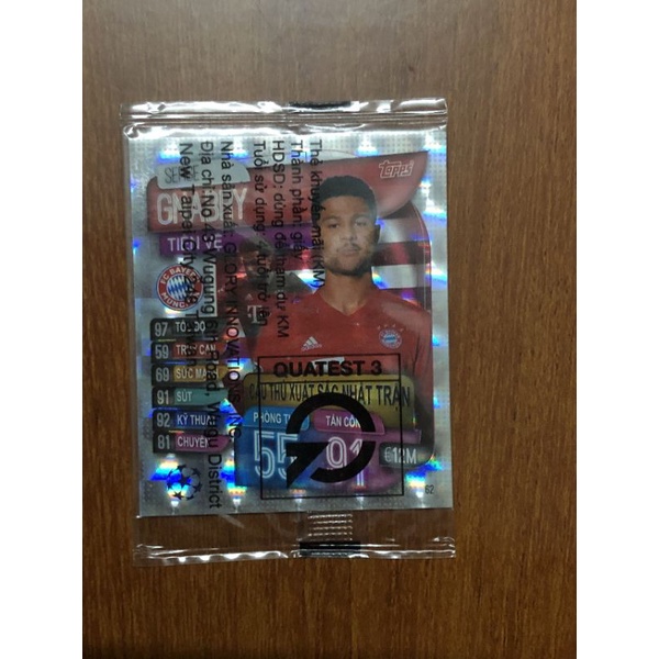 Thẻ lấp lánh Poca Match Attax