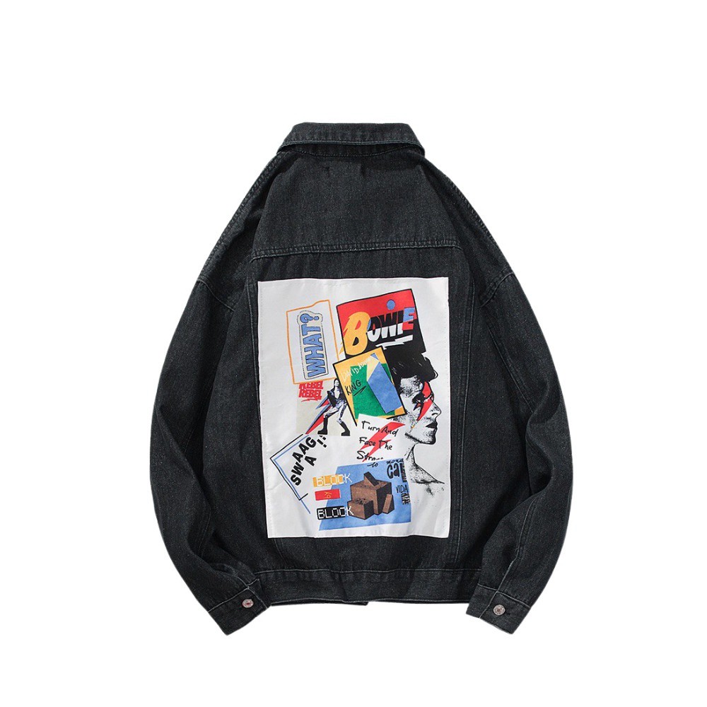 HCMÁo Khoác Jeans Nam unisex siêu hot 2021 In Hình _mã CT296