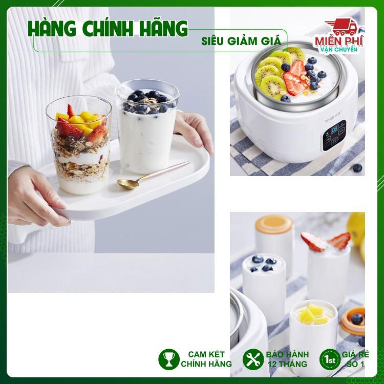 Máy làm sữa chua Lock & Lock Yogurt Maker 1L, 220V, 50Hz, 15W - Màu trắng EJY211