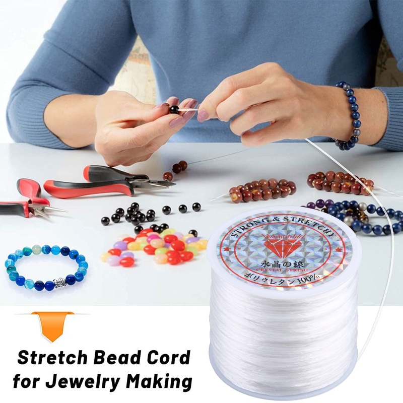 Sa Cuộn Dây Co Giãn 1mm Làm Trang Sức Tiện Lợi Chất Lượng Cr