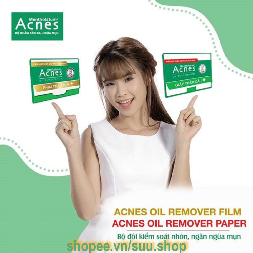 Gói 100 Tờ Giấy Thấm Dầu Acnes Oil Remover Paper, suu.shop cam kết 100% chính hãng.