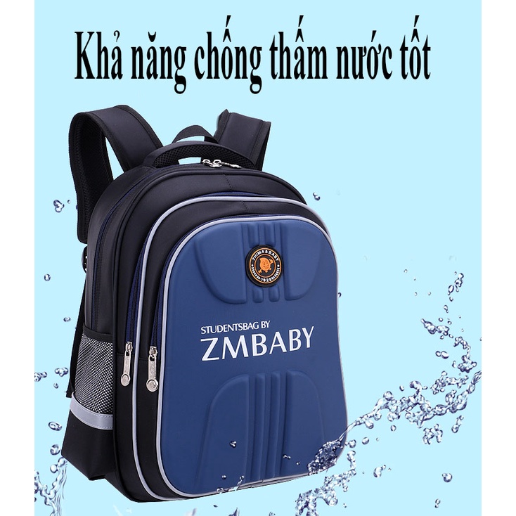 [DÒNG CAO CẤP] Cặp sách học sinh, balo ĐI HỌC thời trang ZMBABY chống thấm chất đẹp, Balo chống gù lưng cho bé