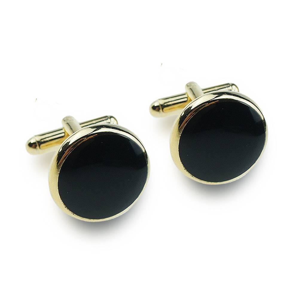 Set 8 khuy măng sét tròn cài khuy áo phong cách retro