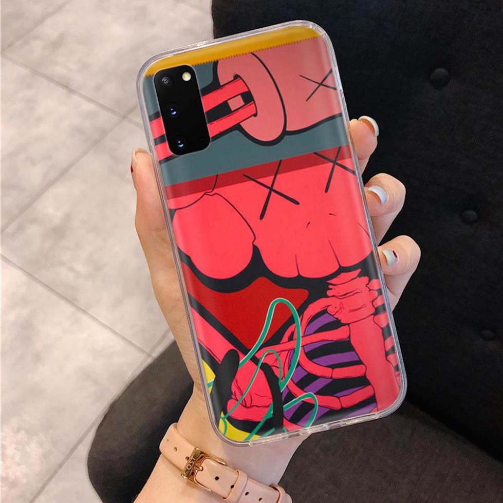 Ốp dẻo trong in hình KAWS cho OPPO RENO 10X ZOOM