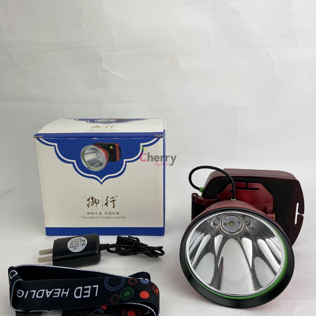 Đèn Pin Đội Đầu YUXING 8128 500W Đèn Kín Nước Pin bền bỉ đèn soi ếch đèn mỏ đi rừng ánh sáng vàng và trắng