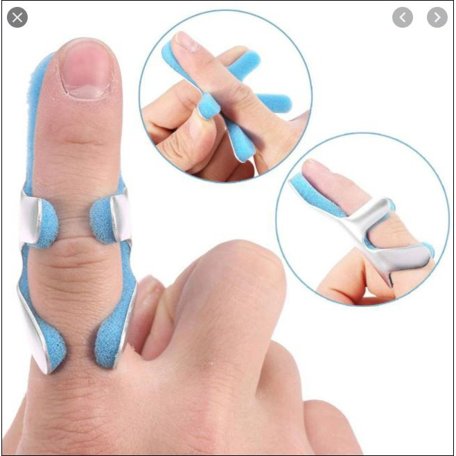 Nẹp Nhôm Cố Định Xương Ngón Tay - Nẹp Ngón 4 Chấu