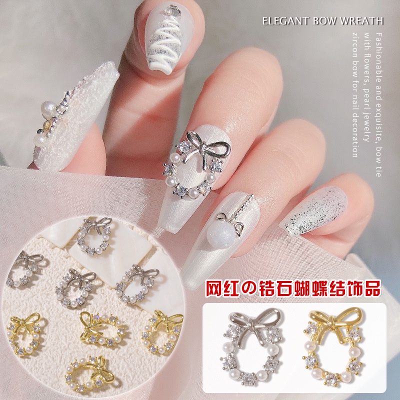 Hộp Phụ Kiện Kim Cương Trang Trí Móng Tay Giá Sỉ