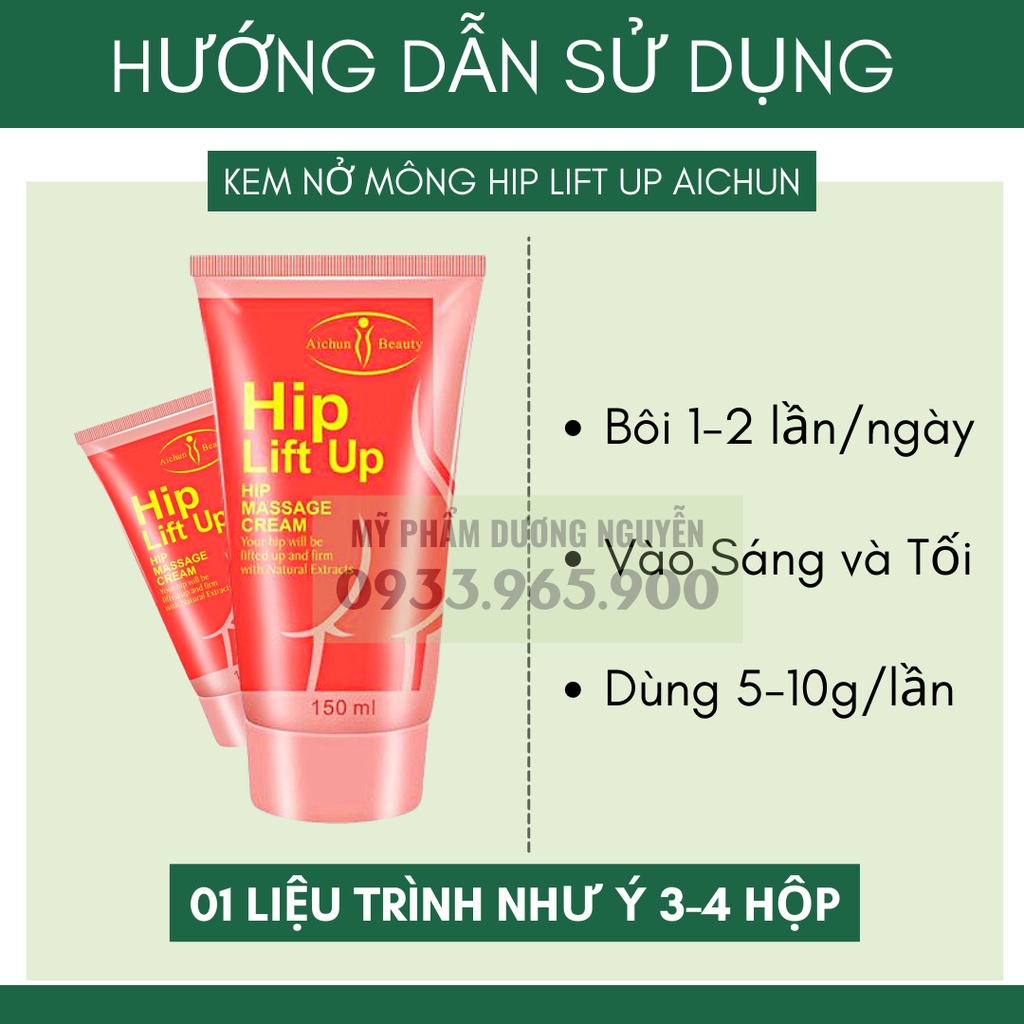 Kem Massage Mông HIP LIFT UP Dưỡng Da Săn Chắc Aichun