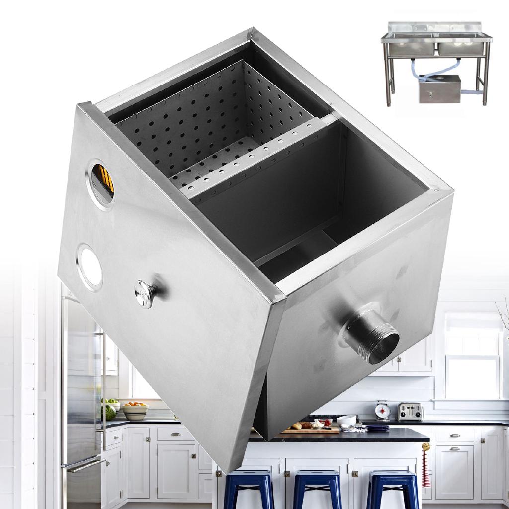 Bộ bể tách mỡ inox cho nhà hàng/khách sạn