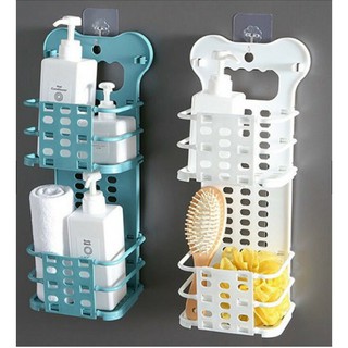 Giỏ treo đồ đa năng, Giỏ Treo Gấp Gọn 2 Tầng ,Giá để đồ nhà tắm