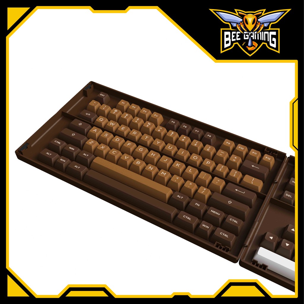 Bộ Keycap AKKO Chocolate | Chất liệu PBT Double Shot | ASA Profile | 178 nút