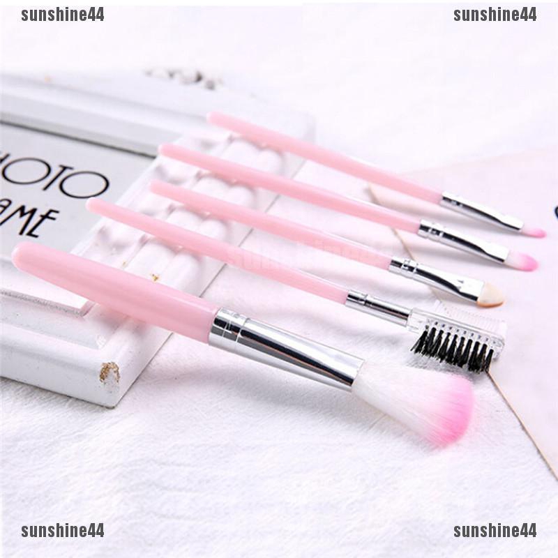 [Hàng mới về] Set 5 cọ trang điểm tán phấn mắt son môi làm đẹp dành cho nữ