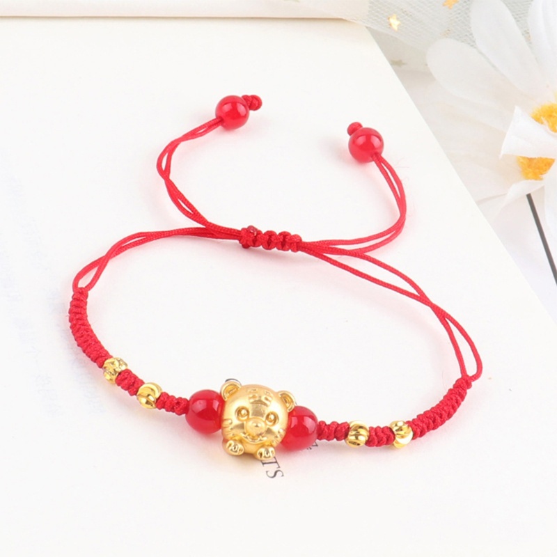 Vòng Tay May Mắn Màu Đỏ Phong Cách Năm Mới 2022