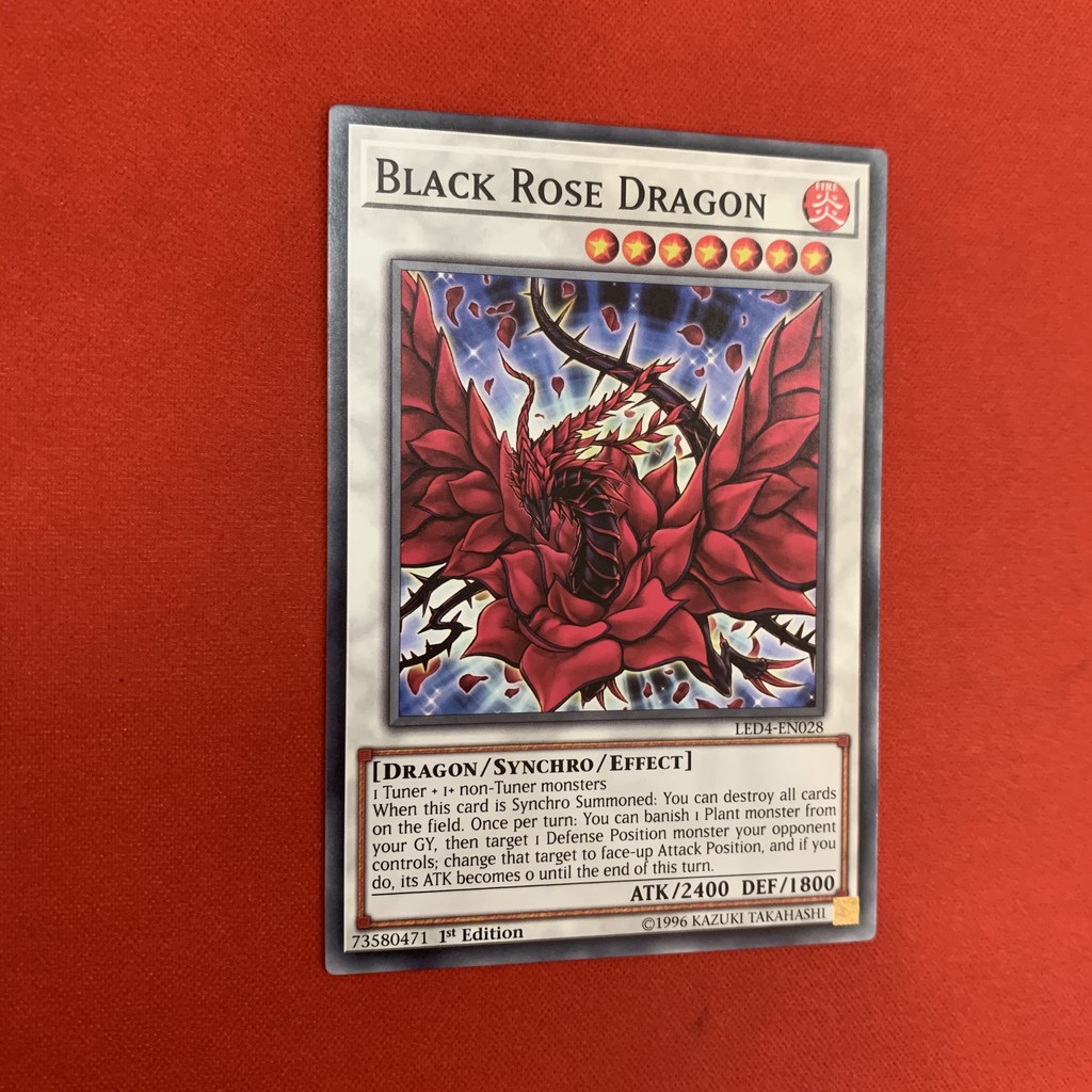 [EN-JP][Thẻ Bài Yugioh Chính Hãng] Black Rose Dragon