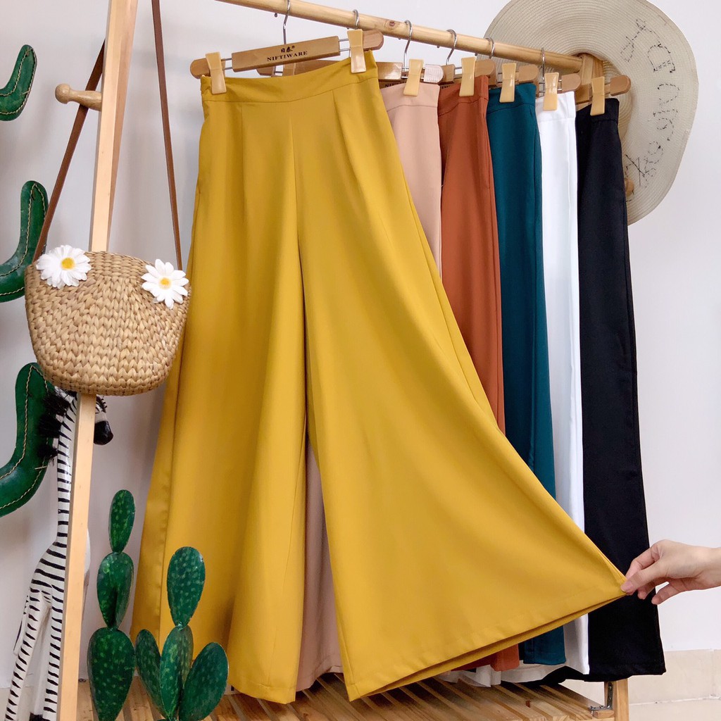 Quần tây ống rộng MIMIX quần dài lụa chéo trơn đi làm, đi chơi sang trọng BD0155 | BigBuy360 - bigbuy360.vn