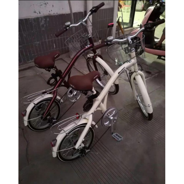 XE ĐẠP MINI CLASSIC Qi900- CAO CẤP CHO NỮ Đề Shimano