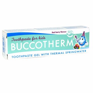 KEM ĐÁNH RĂNG HỮU CƠ TRẺ EM VỊ RED BERRIES BUCCOTHERM 50ML (BÉ TỪ 3 TUỔI)