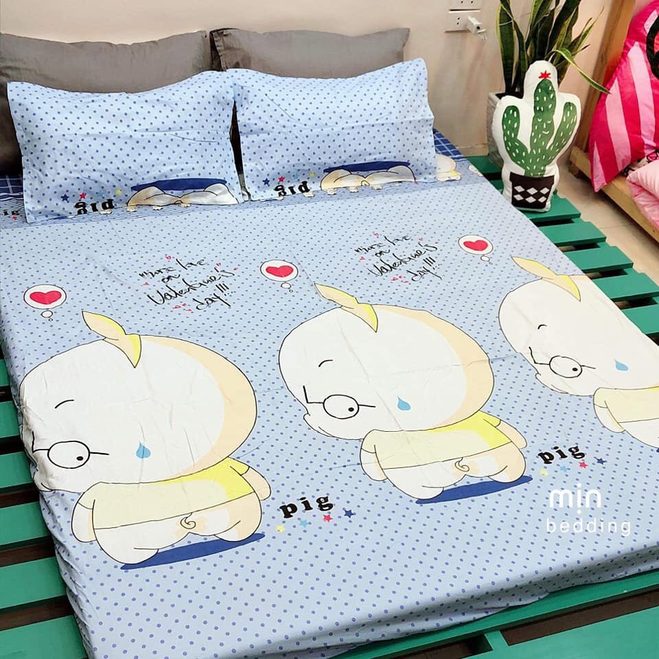 BỘ GA GỐI POLY COTTON 3 MÓN