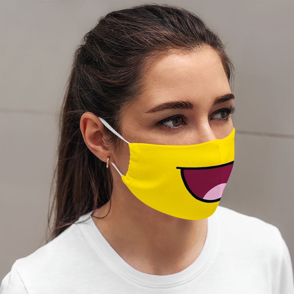 khẩu trang nam nữ EMOJIS_1506 CARTWELL chất liệu vải mềm dày 2 lớp chống nắng, phòng dịch bệnh, lọc không kh