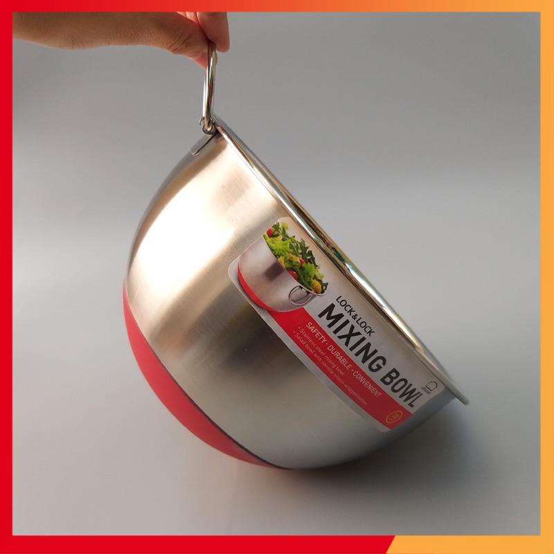 Tô Trộn Bằng Inox LocknLock Có Đế Silicone  - Hàng chính hãng