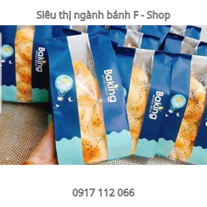 Set 50 Túi Bánh Mỳ Hoa Cúc Ngang