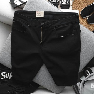 quần short jean nam levis đen trắng