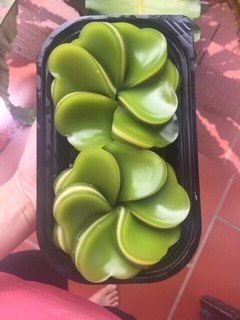 Hộp flan hình tim ( khuôn bánh da lợn)bịch  50c