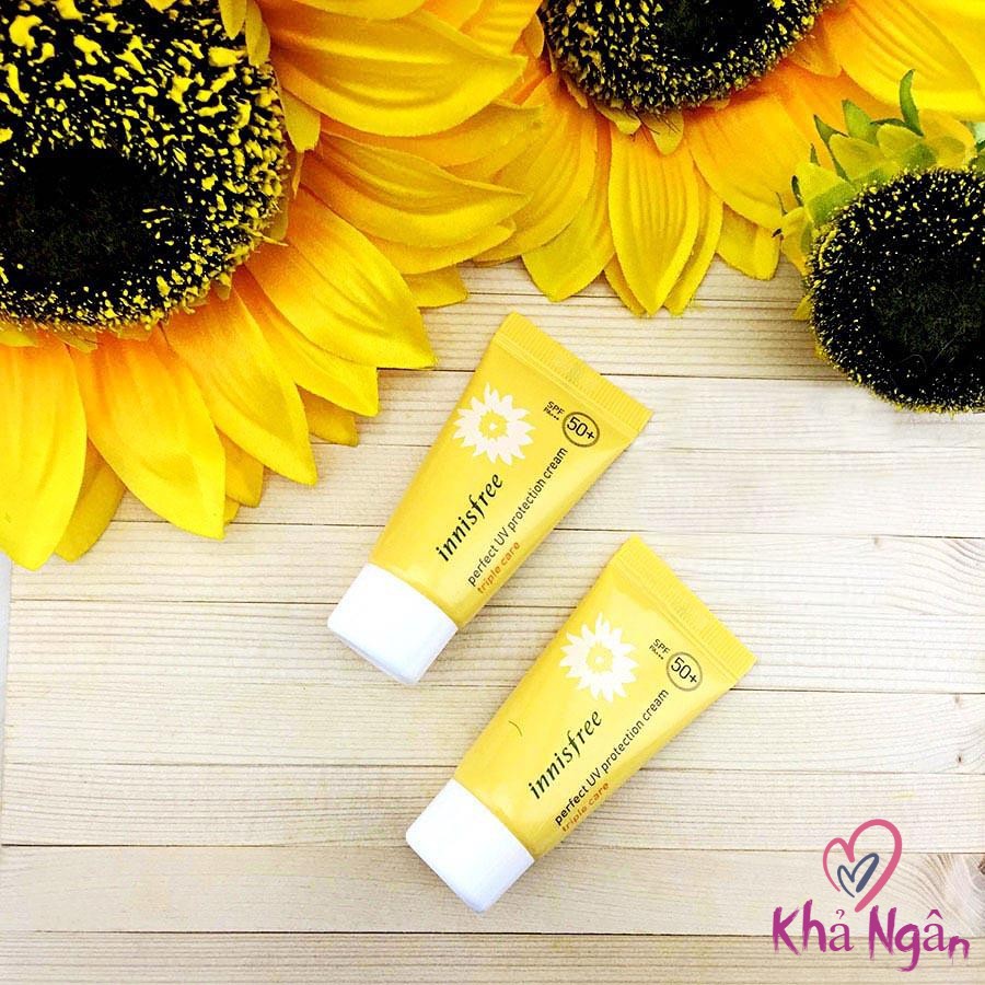 [Mâu Mới] Kem chống nắng Innisfree Intensive Triple Shield Sunscreen 10ml