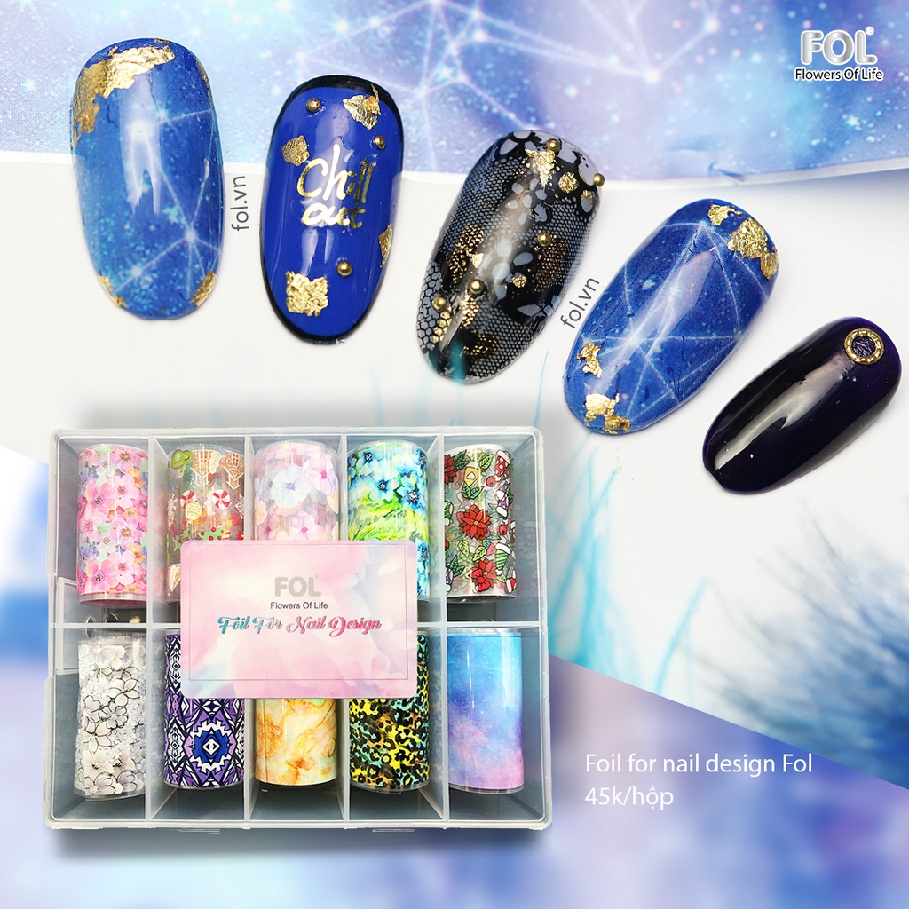 Dán Móng Foil for nail design Fol