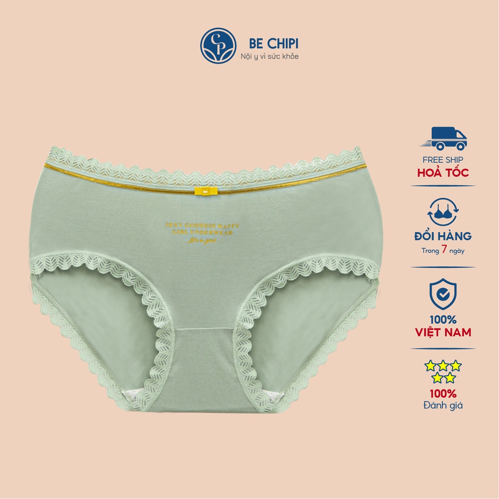 Quần Lót Nữ Lycra Mềm Mại Kháng Khuẩn Co Dãn Tốt Thấm Hút Bechipi QL1722