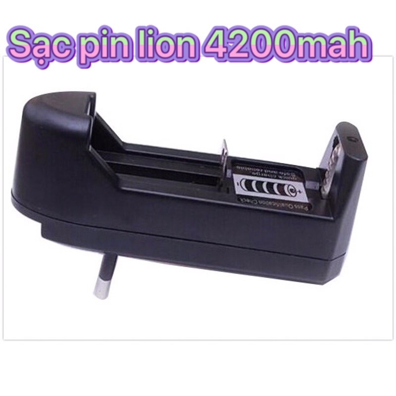 Bộ Sạc 1 Cell Pin Lithium Lion 18650 3.7V Dùng Sạc Pin Đèn Đa Năng