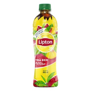 Trà đen Lipton vị đào 455ml