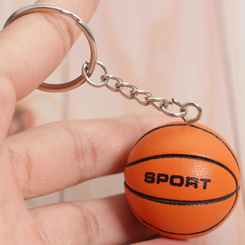 flowersqueen Móc Khóa Hình Quả Bóng Chuyền Thời Trang Dành Cho Nam