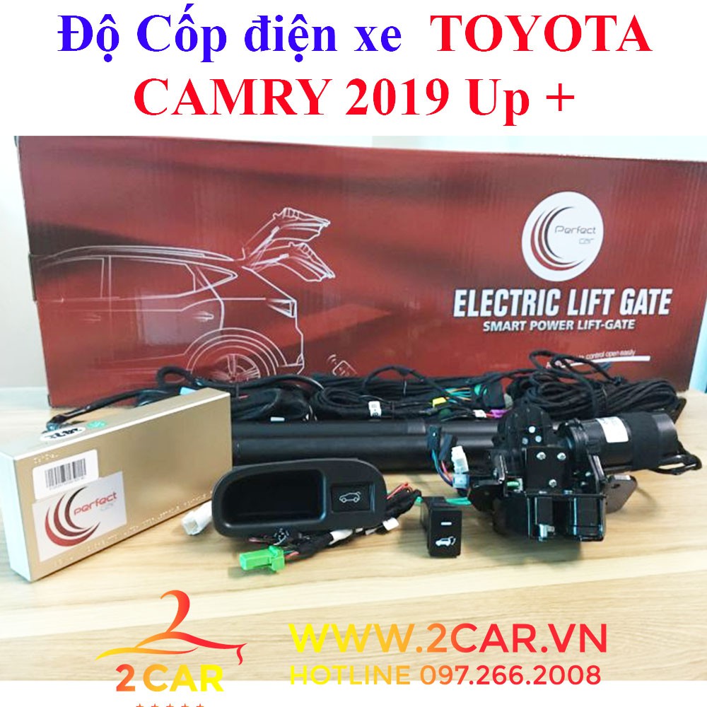 Cốp điện xe TOYOTA CAMRY 2019 Up + thương hiệu PerfectCar cao cấp