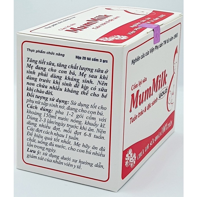 CỐM LỢI SỮA MUMMILK GOLD . VỀ SỮA SIÊU NHANH