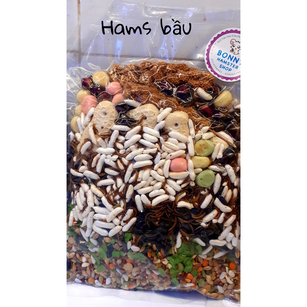 Thức ăn dinh dưỡng cao,  giảm stress dành cho hamster khi mang thai