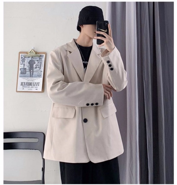 (Hàng đặt trước) Áo blazer nam dáng dài | BigBuy360 - bigbuy360.vn