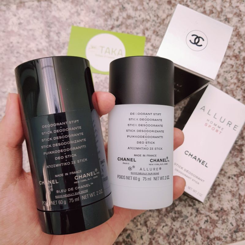 Lăn khử mùi ChaneI Bleu De ChaneI và ChaneI Allure Homme Sport 75ml Fullseal | BigBuy360 - bigbuy360.vn