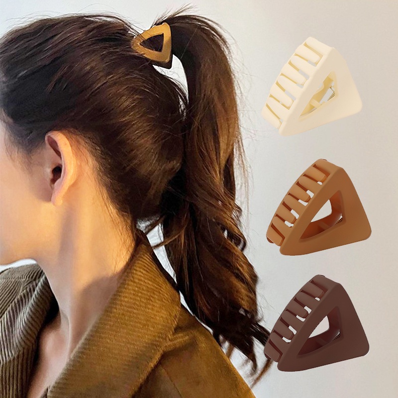 Kẹp Tóc Hình Tam Giác Đơn Giản Cổ Điển Dành Cho Nữ