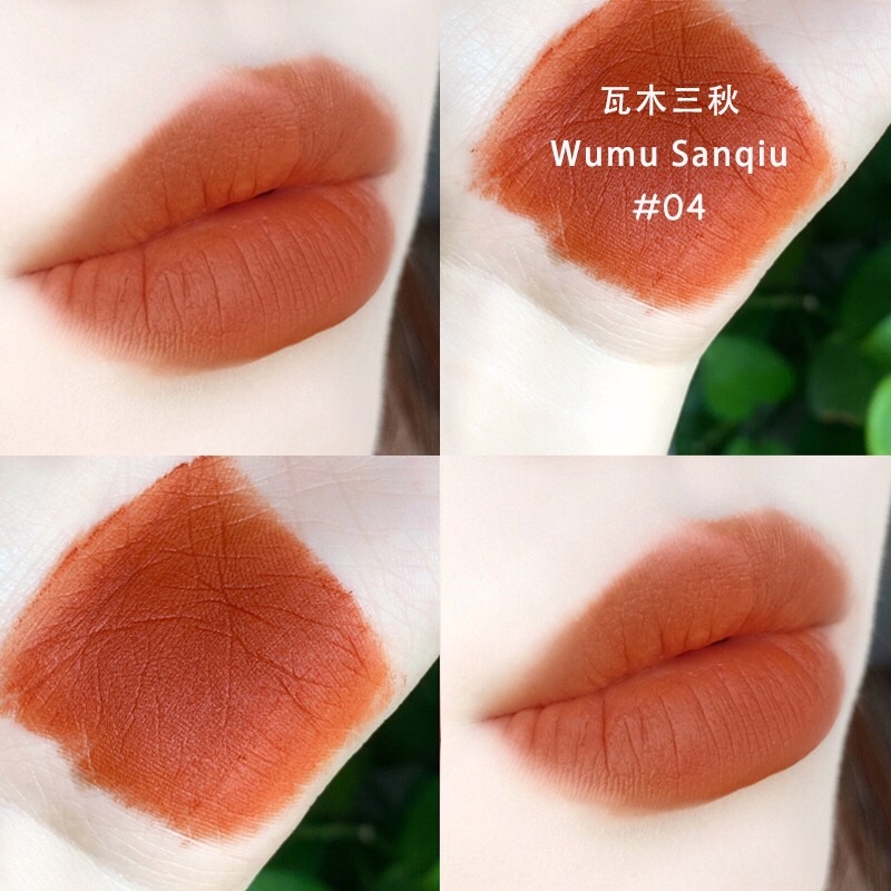 Son kem LAMEILA vỏ đỏ , son nô địa lên màu lì , mềm môi