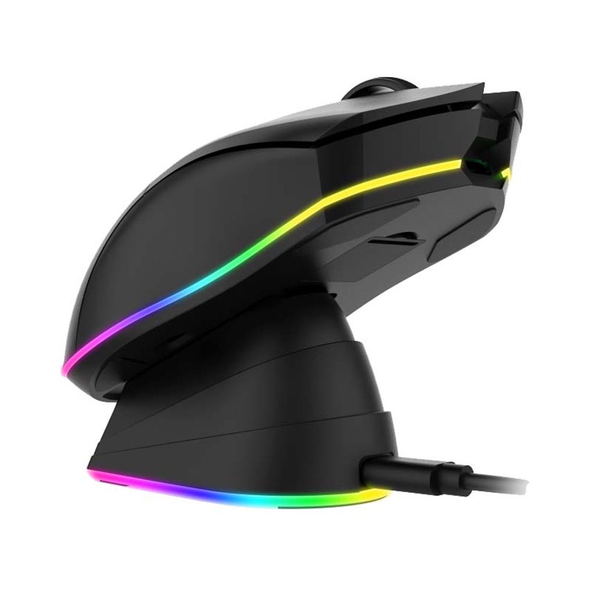 CHUỘT GAMING KHÔNG DÂY DAREU EM901X LED RGB KÈM DOCK SẠC CHÍNH HÃNG