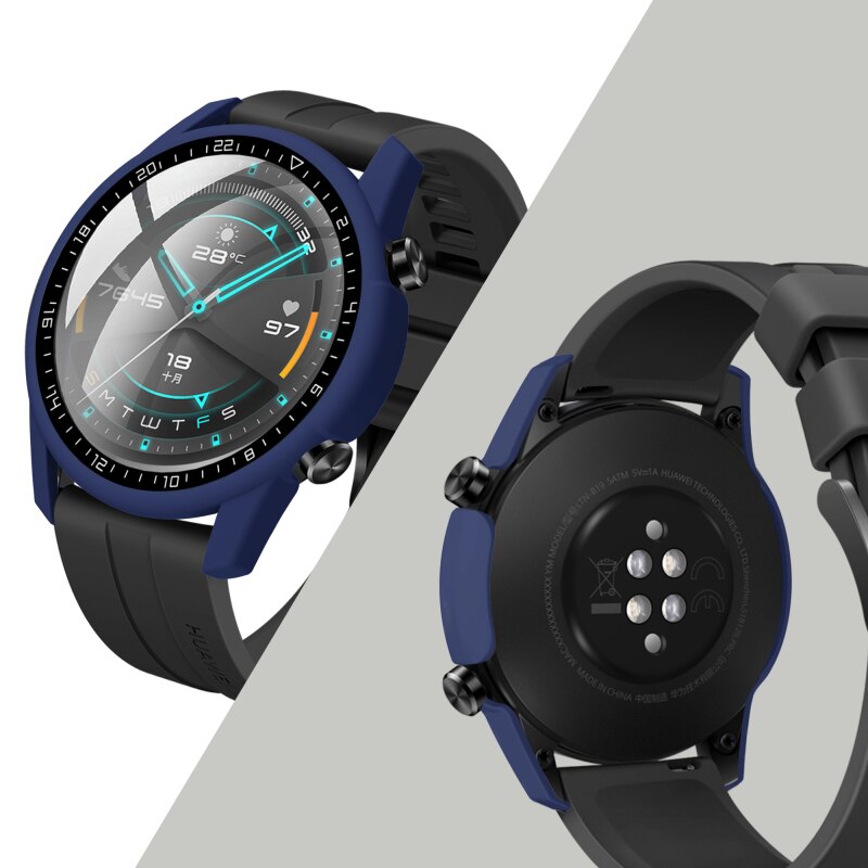 Ốp bảo vệ mặt đồng hồ bằng PC cứng 46mm cho Huawei Watch GT2 46 mm