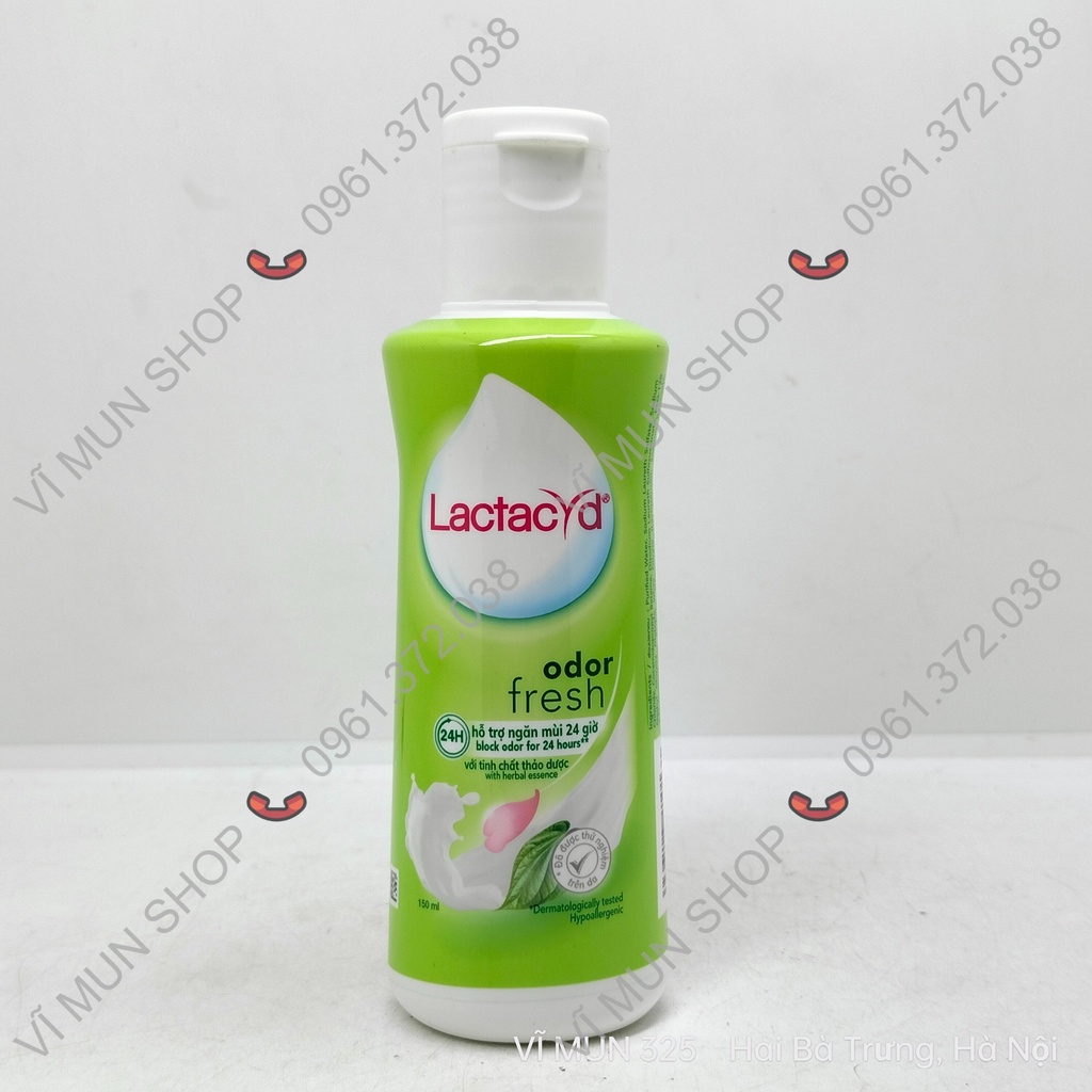 Dung dịch vệ sinh phụ nữ Lactacyd Odor Fresh ngăn mùi 24H