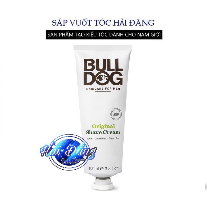 [ Chính hãng UK ] Kem cạo râu Bulldog Original / Sensitive Shave Cream – 100ml