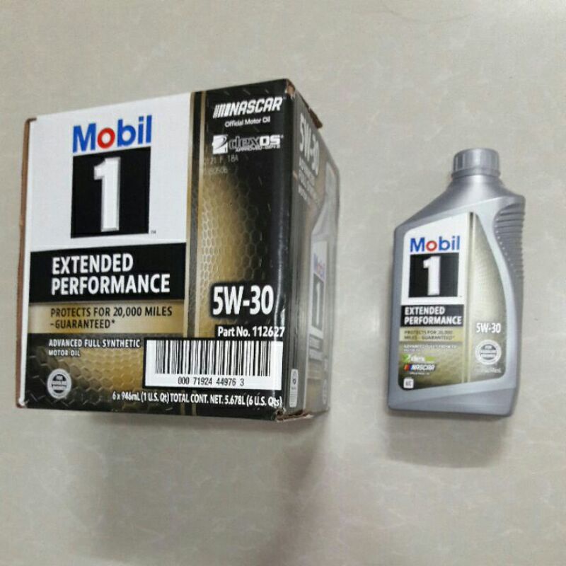 Nhớt Mobil 1 5W30 EP Gold cao cấp 946ml/bình - Dầu nhớt chính hãng nhập khẩu từ Mỹ