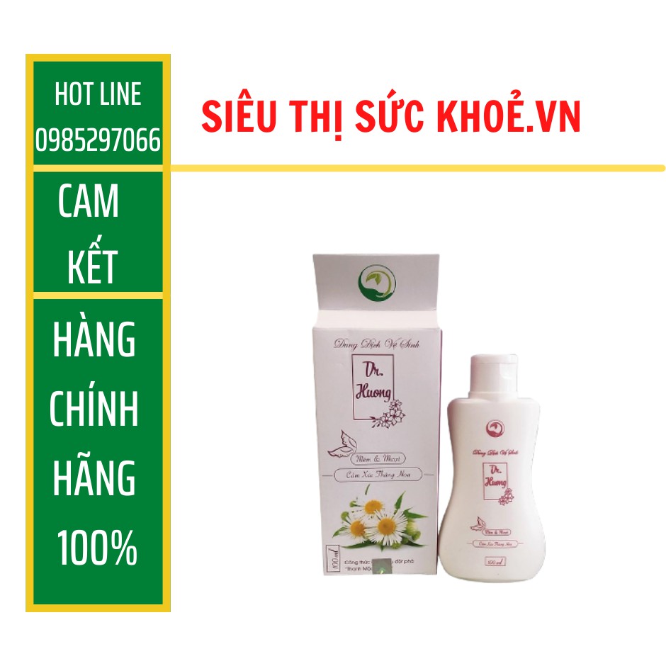 DUNG DỊCH VỆ SINH DR HƯƠNG  [CHÍNH HÃNG 100%]  DDVS Dr. HƯơng Chống lão hóa, se khít, mềm mịn làn da