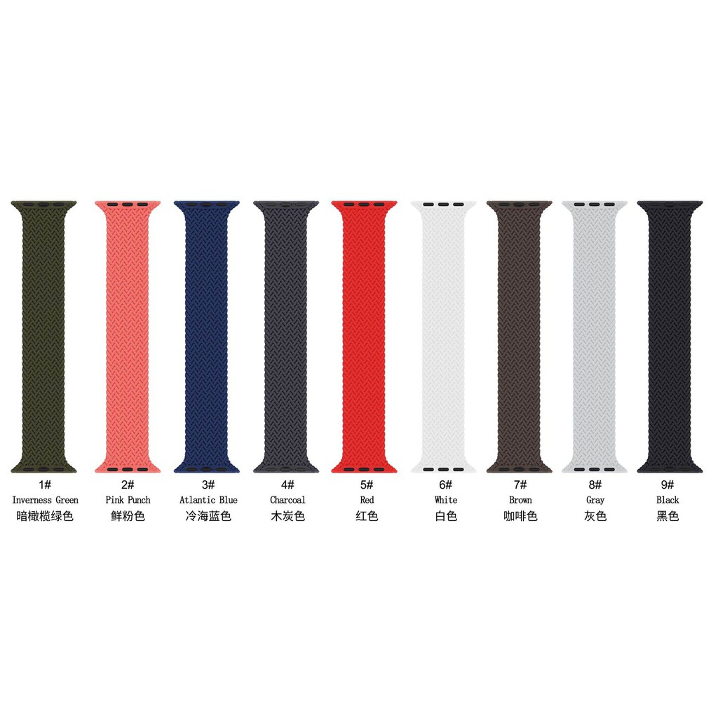 Dây Đeo Đồng Hồ Bằng Silicon Co Giãn 44mm 40mm 38mm 42mm Cho iWatch Series 7 6 SE 5 4 3 2 1