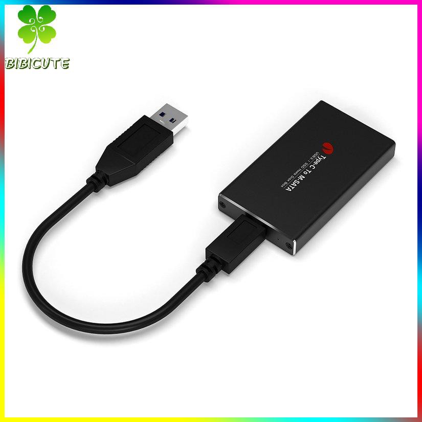 Hộp Đựng Ổ Cứng Ngoài Ssd Hdd Chuyển Đổi Type-C Sang Msata Usb 3.1 Ốp | BigBuy360 - bigbuy360.vn