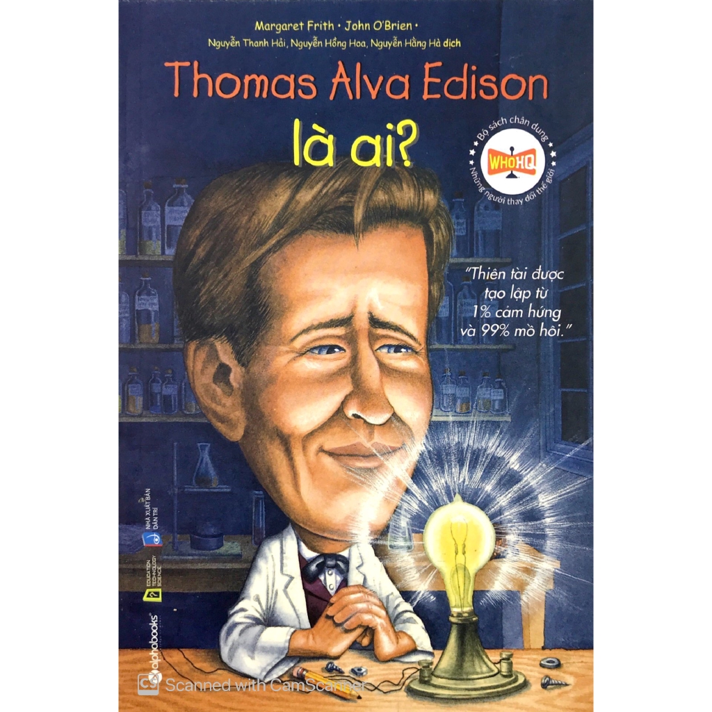 Sách - ETS - Thomas Alva Edison Là Ai? (Tái Bản 2018)